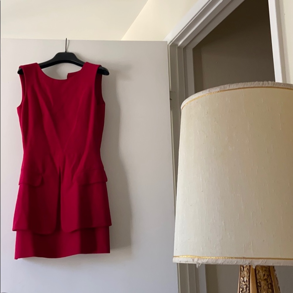 Alexander MQueen red dress